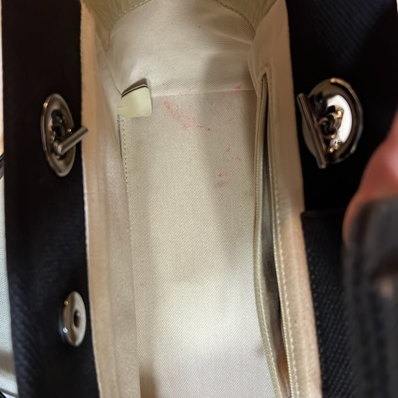 Chanel Choco Bar Leather and Canvas Mesh Bag - Picture 9 of 16